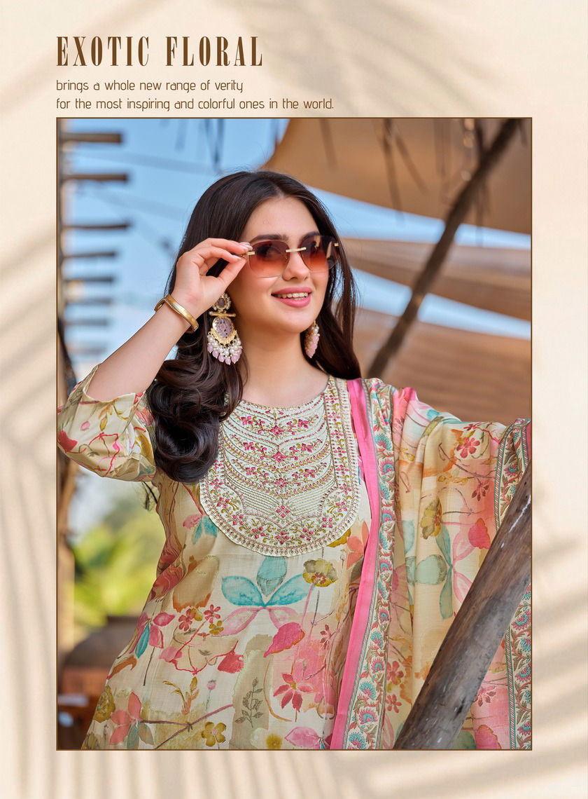 Cherry Vol 2 By Radhika Printed Embroidery Kurti With Bottom Dupatta Wholesale Market In Surat